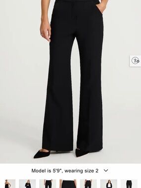 Express Black High-Rise Wide Leg Pants